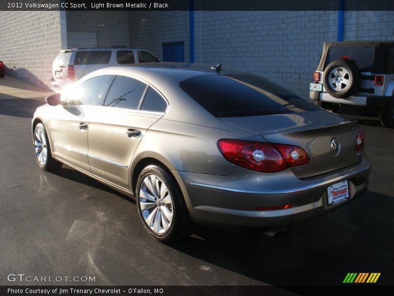 Light Brown Metallic / Black 2012 Volkswagen CC Sport