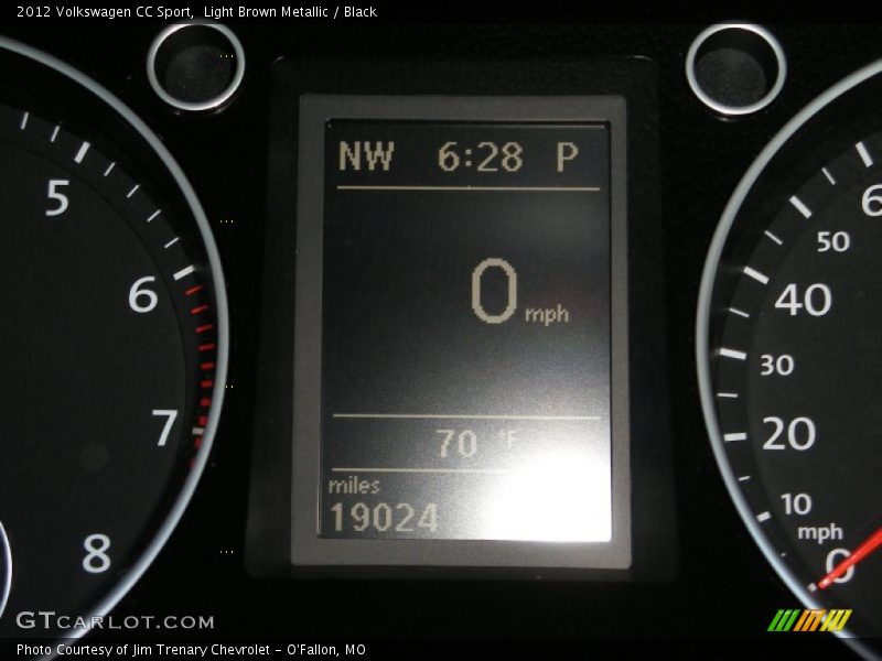 Light Brown Metallic / Black 2012 Volkswagen CC Sport