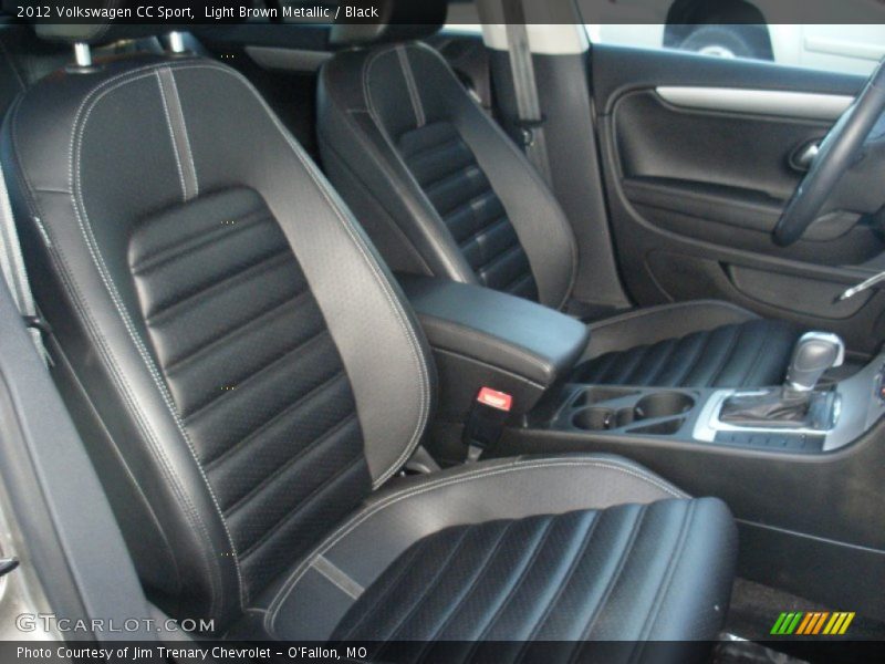 Light Brown Metallic / Black 2012 Volkswagen CC Sport