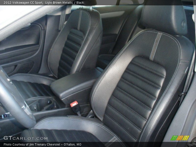 Light Brown Metallic / Black 2012 Volkswagen CC Sport