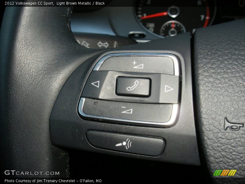 Light Brown Metallic / Black 2012 Volkswagen CC Sport