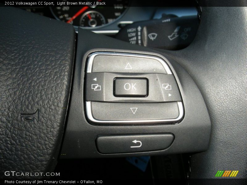 Light Brown Metallic / Black 2012 Volkswagen CC Sport