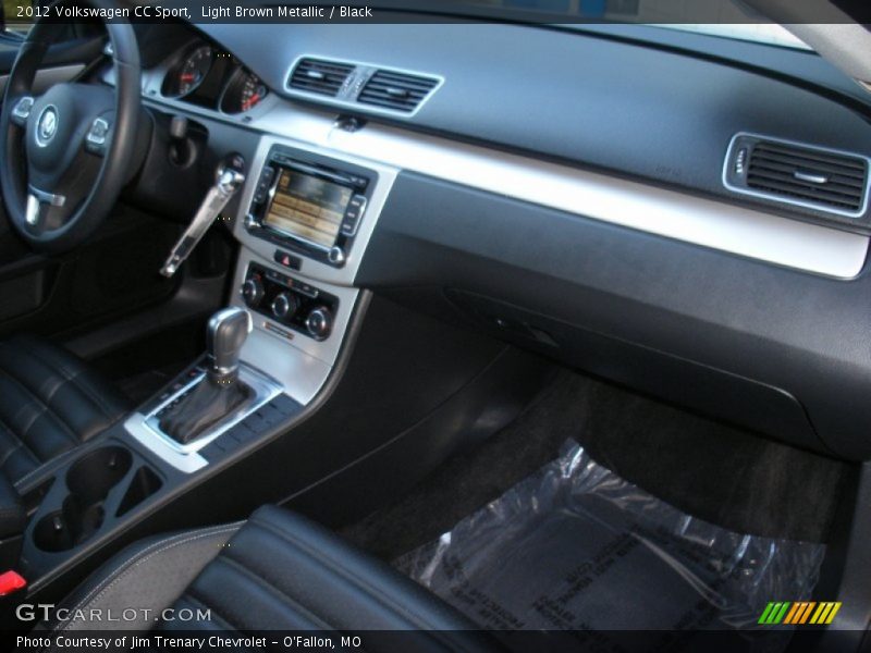 Light Brown Metallic / Black 2012 Volkswagen CC Sport