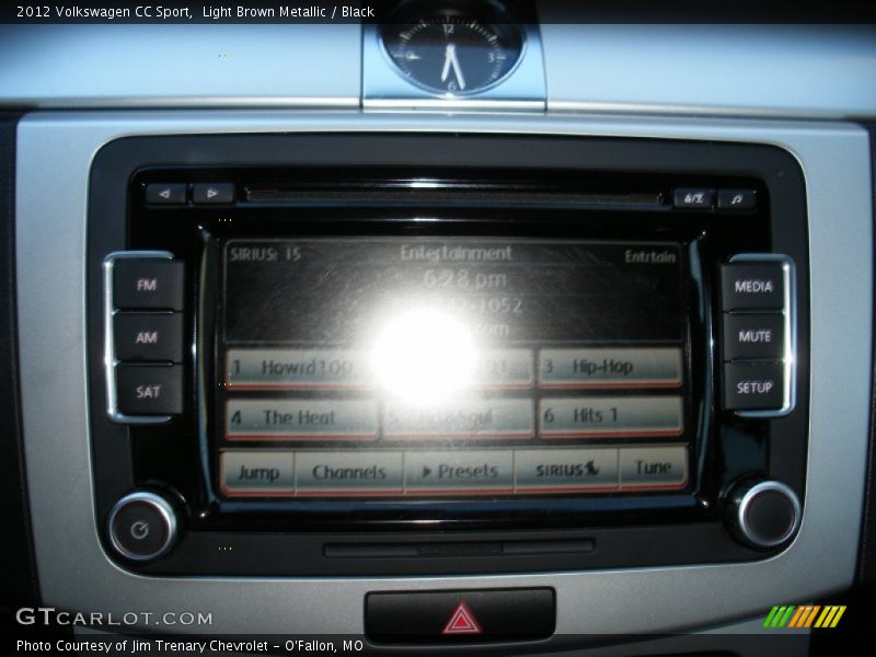 Light Brown Metallic / Black 2012 Volkswagen CC Sport