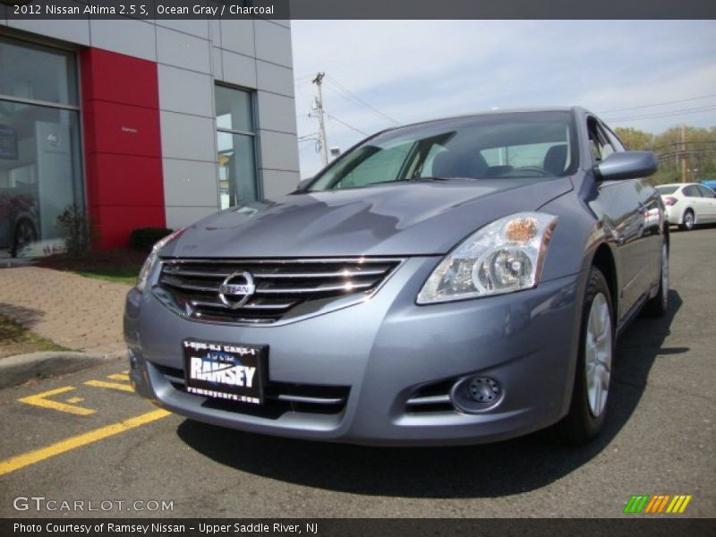 Ocean Gray / Charcoal 2012 Nissan Altima 2.5 S
