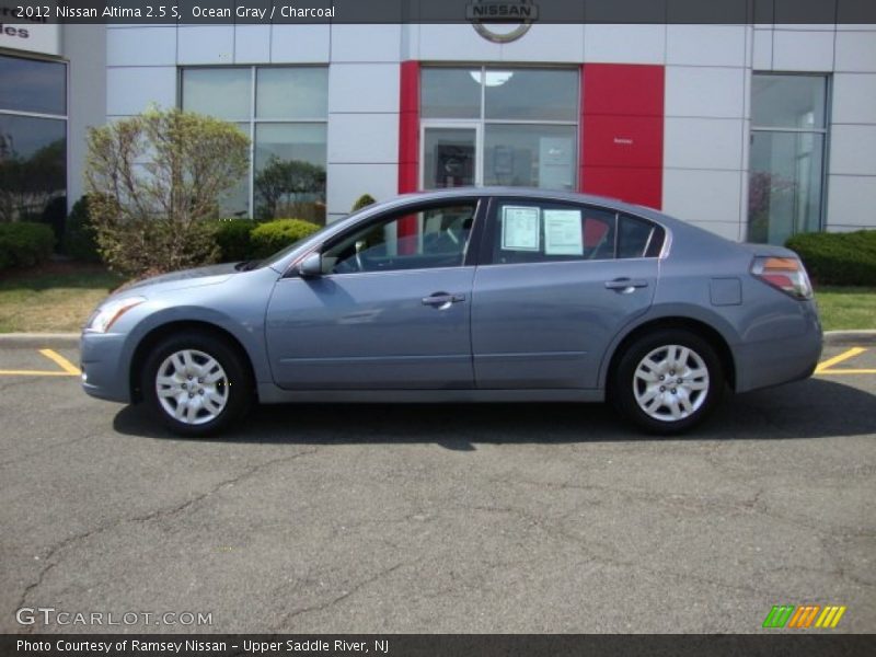 Ocean Gray / Charcoal 2012 Nissan Altima 2.5 S