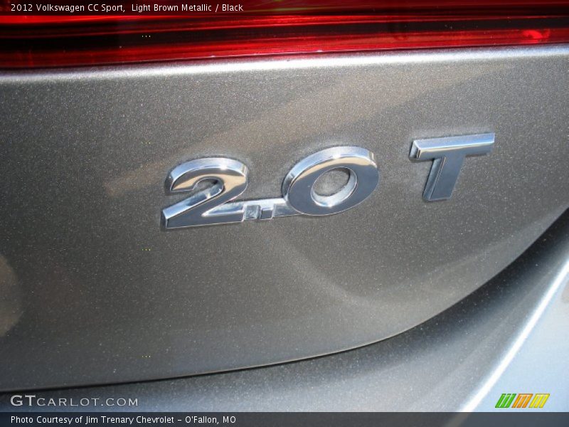 Light Brown Metallic / Black 2012 Volkswagen CC Sport