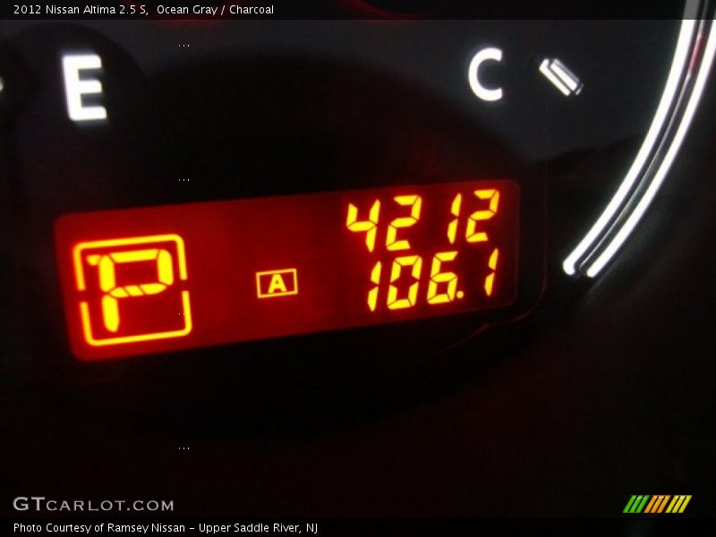 Ocean Gray / Charcoal 2012 Nissan Altima 2.5 S