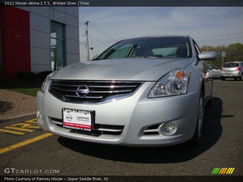 Brilliant Silver / Frost 2012 Nissan Altima 2.5 S