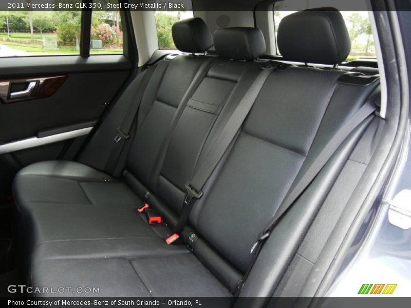Steel Grey Metallic / Black 2011 Mercedes-Benz GLK 350