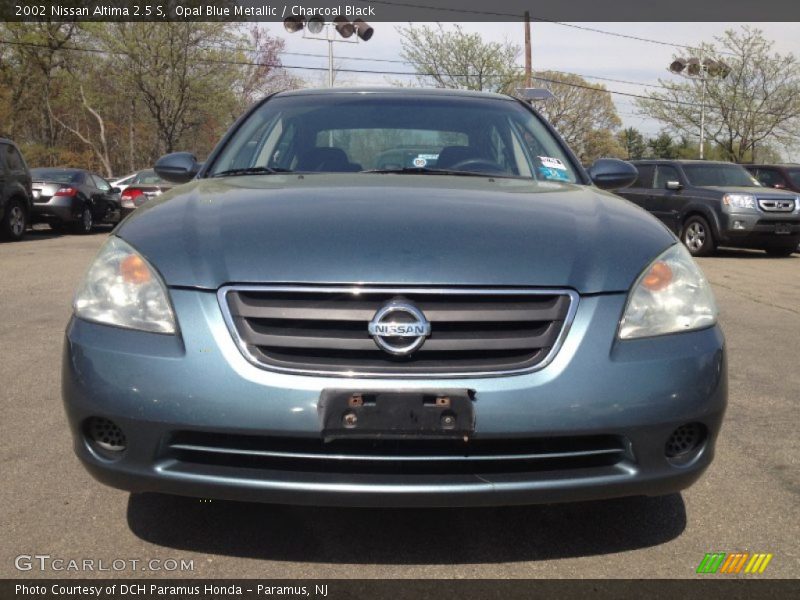 Opal Blue Metallic / Charcoal Black 2002 Nissan Altima 2.5 S
