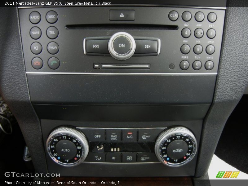 Steel Grey Metallic / Black 2011 Mercedes-Benz GLK 350