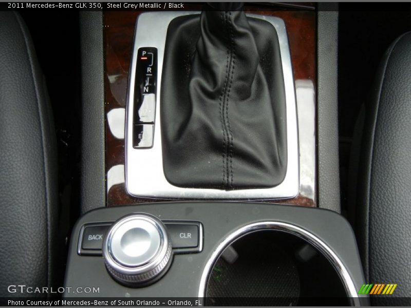 Steel Grey Metallic / Black 2011 Mercedes-Benz GLK 350