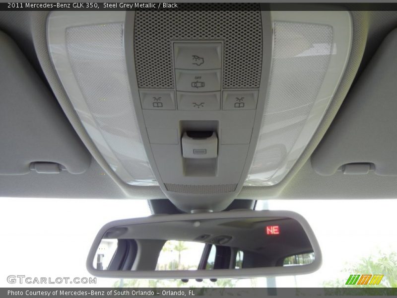 Steel Grey Metallic / Black 2011 Mercedes-Benz GLK 350