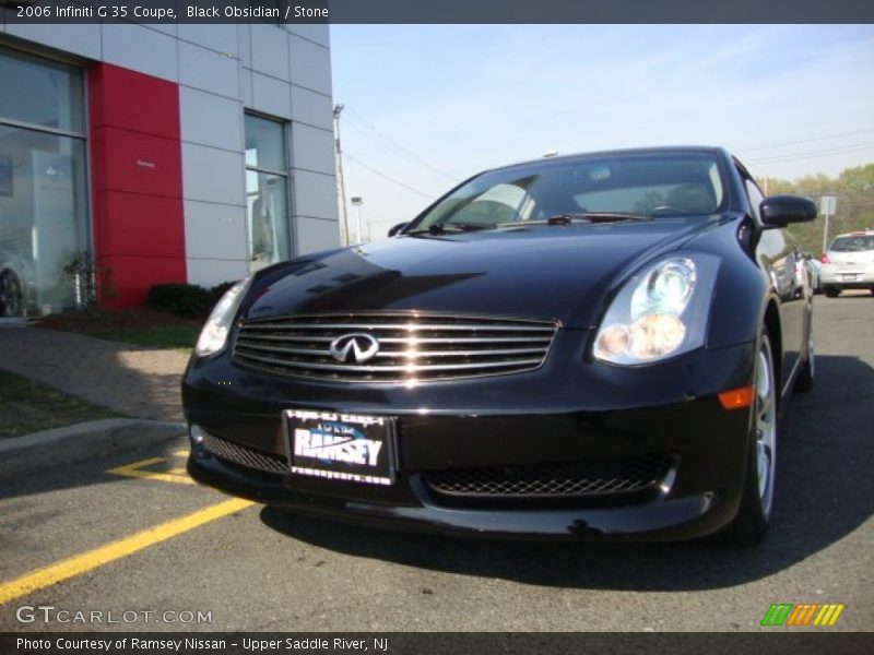 Black Obsidian / Stone 2006 Infiniti G 35 Coupe