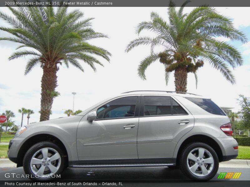 Pewter Metallic / Cashmere 2009 Mercedes-Benz ML 350