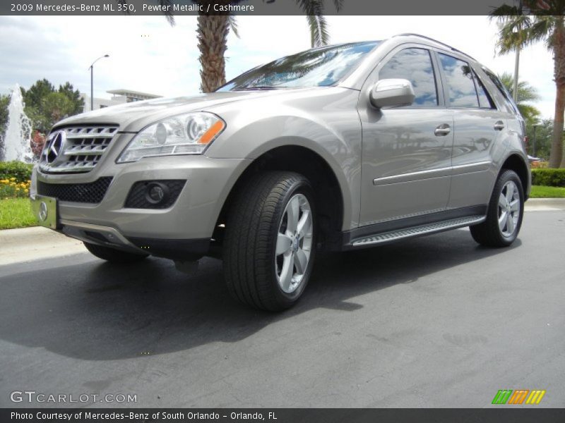 Pewter Metallic / Cashmere 2009 Mercedes-Benz ML 350