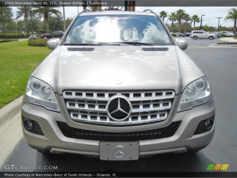 Pewter Metallic / Cashmere 2009 Mercedes-Benz ML 350