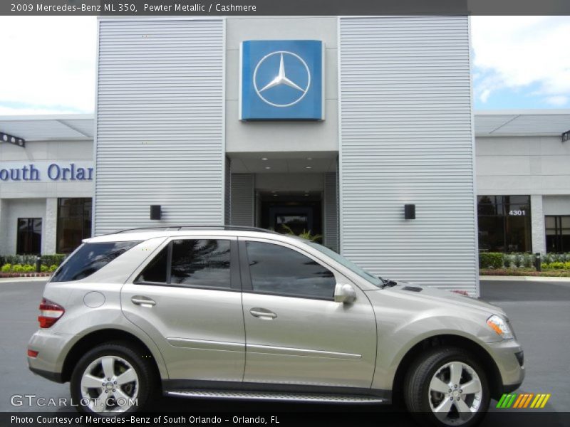 Pewter Metallic / Cashmere 2009 Mercedes-Benz ML 350
