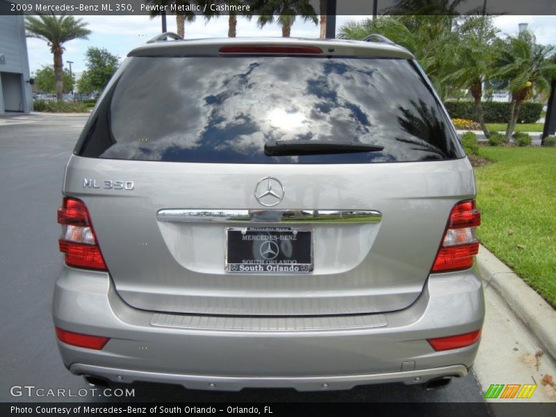 Pewter Metallic / Cashmere 2009 Mercedes-Benz ML 350