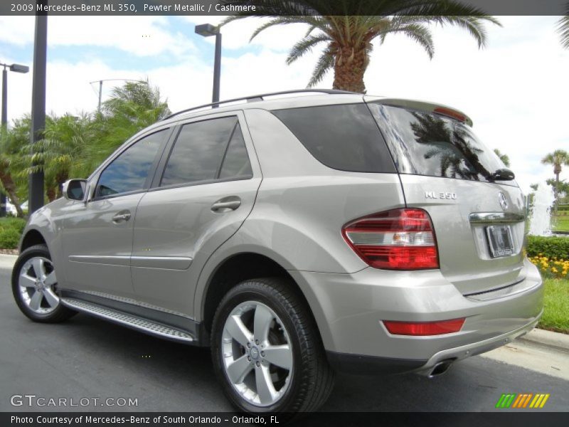 Pewter Metallic / Cashmere 2009 Mercedes-Benz ML 350