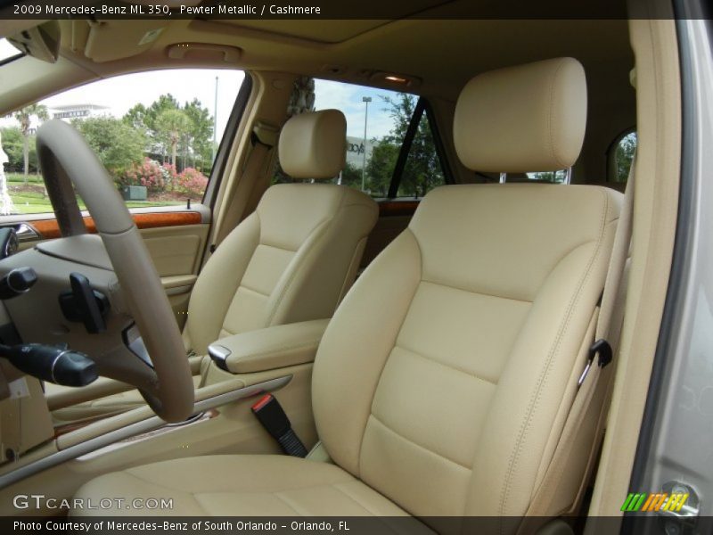 Pewter Metallic / Cashmere 2009 Mercedes-Benz ML 350