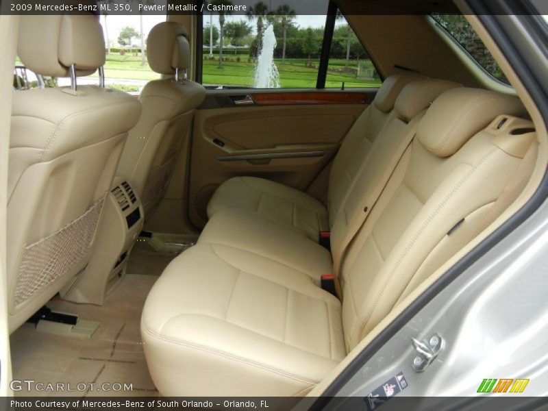 Pewter Metallic / Cashmere 2009 Mercedes-Benz ML 350