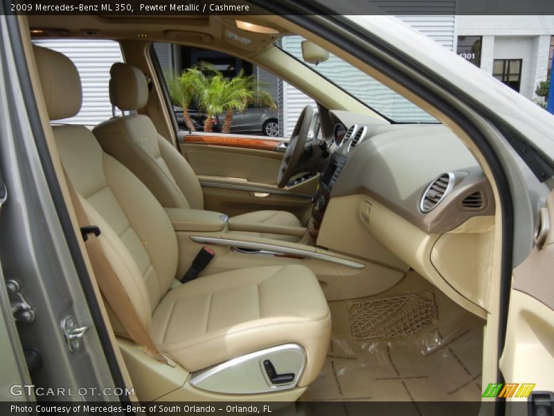 Pewter Metallic / Cashmere 2009 Mercedes-Benz ML 350