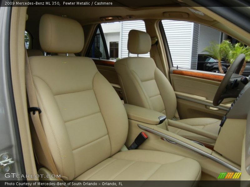 Pewter Metallic / Cashmere 2009 Mercedes-Benz ML 350