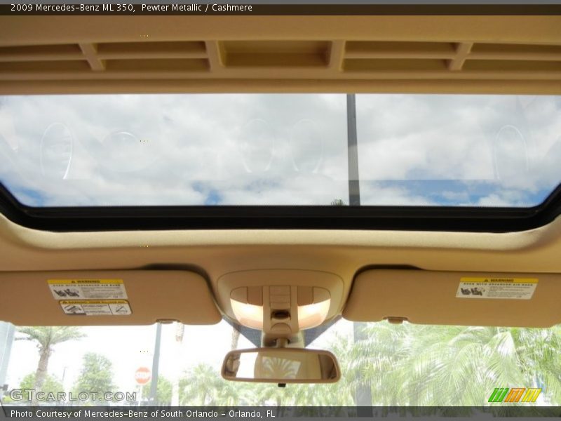 Pewter Metallic / Cashmere 2009 Mercedes-Benz ML 350