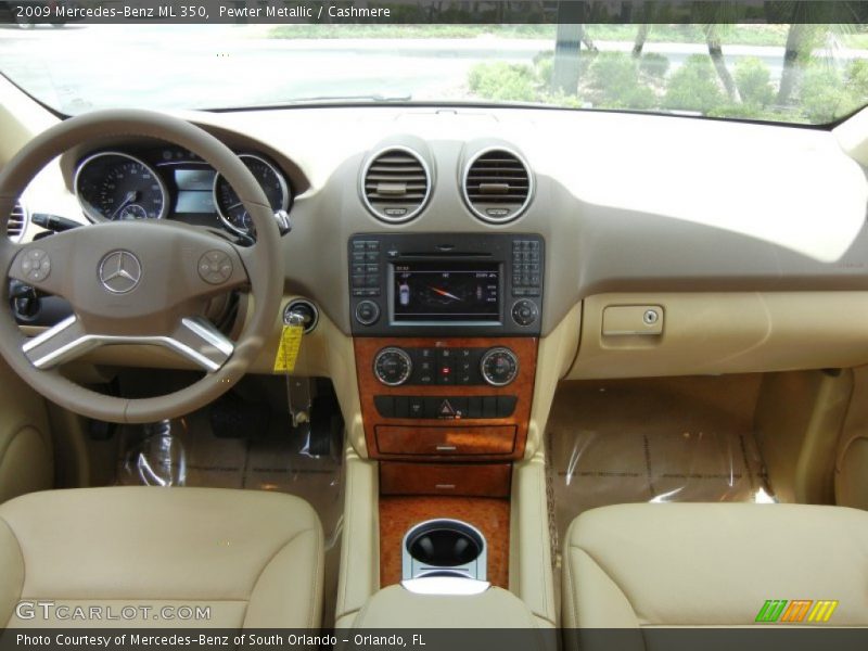 Pewter Metallic / Cashmere 2009 Mercedes-Benz ML 350