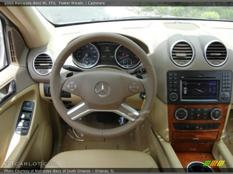 Pewter Metallic / Cashmere 2009 Mercedes-Benz ML 350