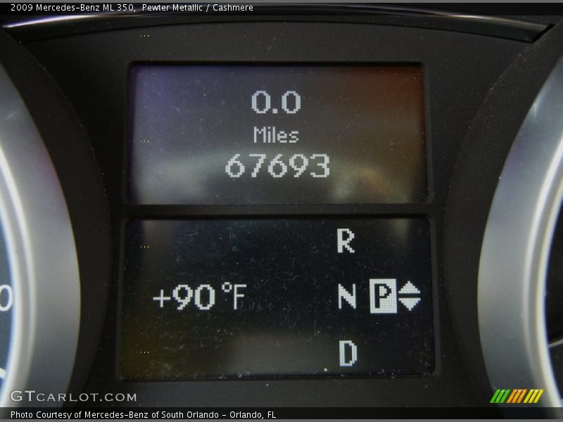 Pewter Metallic / Cashmere 2009 Mercedes-Benz ML 350