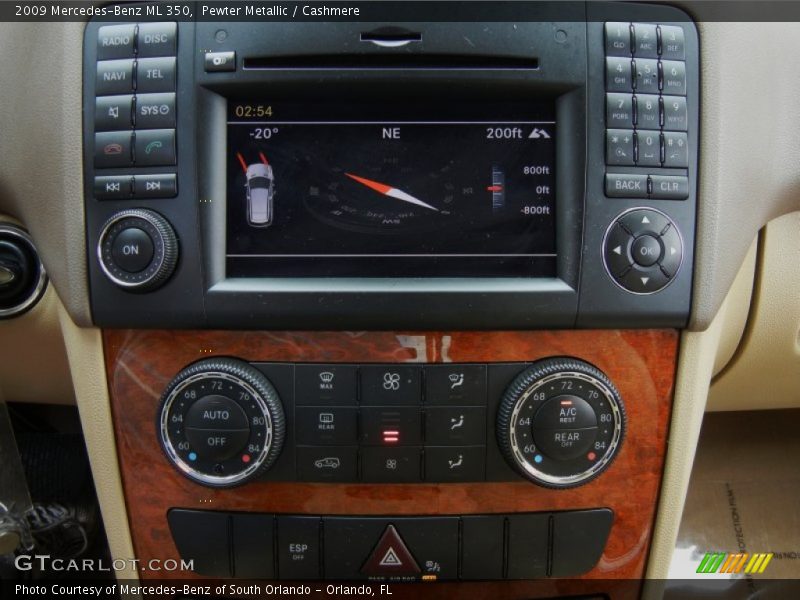 Pewter Metallic / Cashmere 2009 Mercedes-Benz ML 350