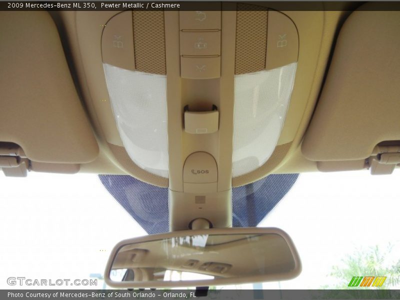 Pewter Metallic / Cashmere 2009 Mercedes-Benz ML 350