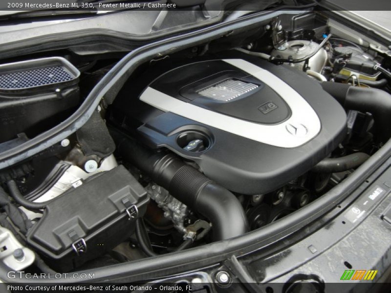 Pewter Metallic / Cashmere 2009 Mercedes-Benz ML 350