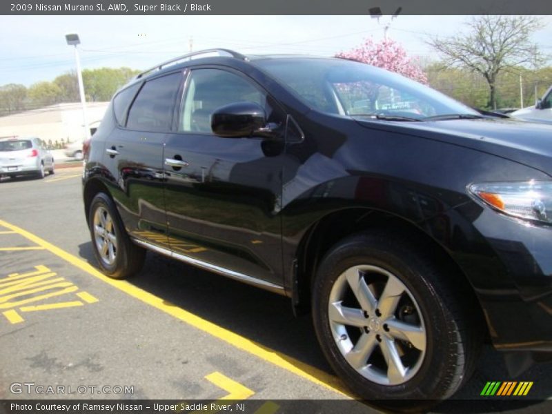 Super Black / Black 2009 Nissan Murano SL AWD