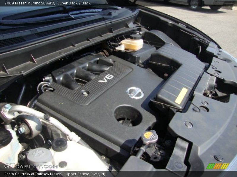 Super Black / Black 2009 Nissan Murano SL AWD