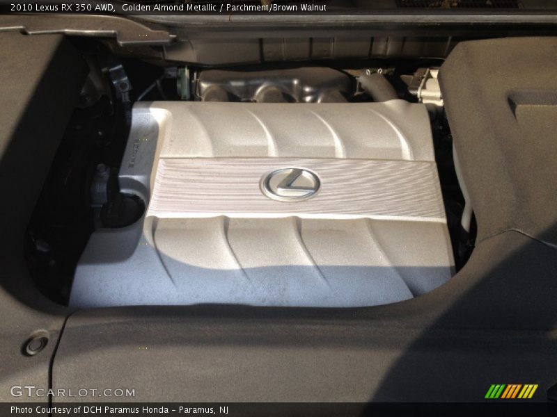 Golden Almond Metallic / Parchment/Brown Walnut 2010 Lexus RX 350 AWD