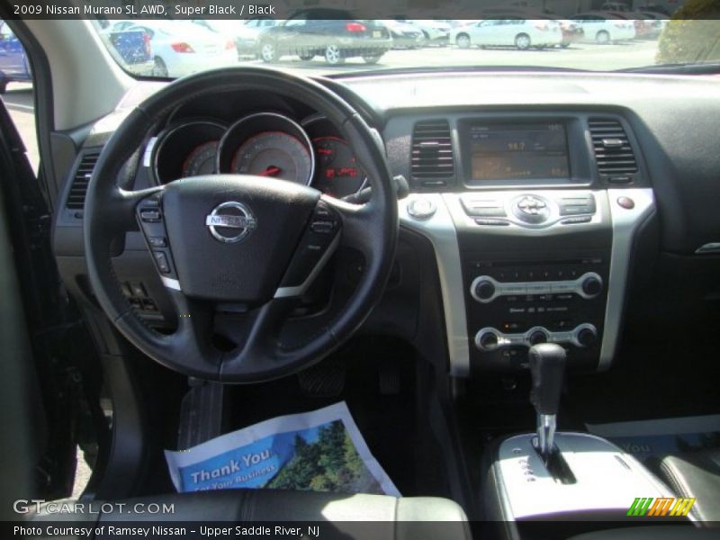 Super Black / Black 2009 Nissan Murano SL AWD