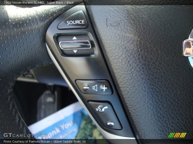Super Black / Black 2009 Nissan Murano SL AWD