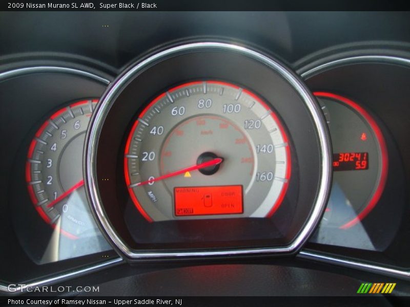 Super Black / Black 2009 Nissan Murano SL AWD