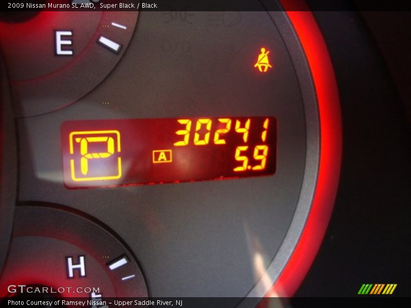 Super Black / Black 2009 Nissan Murano SL AWD