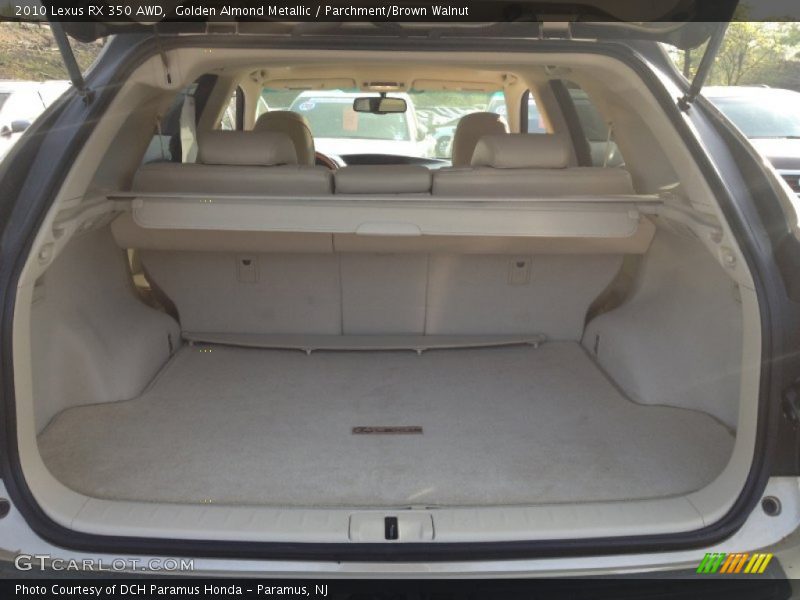 Golden Almond Metallic / Parchment/Brown Walnut 2010 Lexus RX 350 AWD