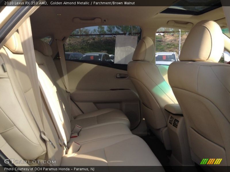 Golden Almond Metallic / Parchment/Brown Walnut 2010 Lexus RX 350 AWD