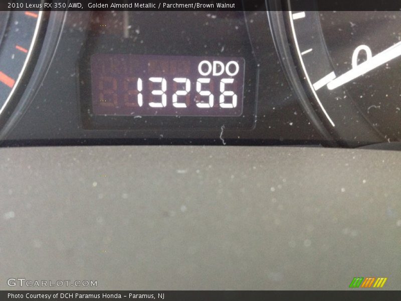 Golden Almond Metallic / Parchment/Brown Walnut 2010 Lexus RX 350 AWD