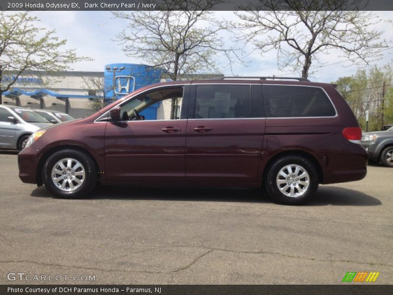 Dark Cherry Pearl / Ivory 2009 Honda Odyssey EX