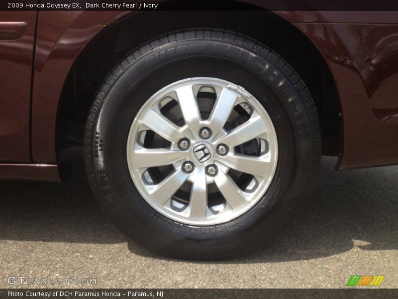 Dark Cherry Pearl / Ivory 2009 Honda Odyssey EX