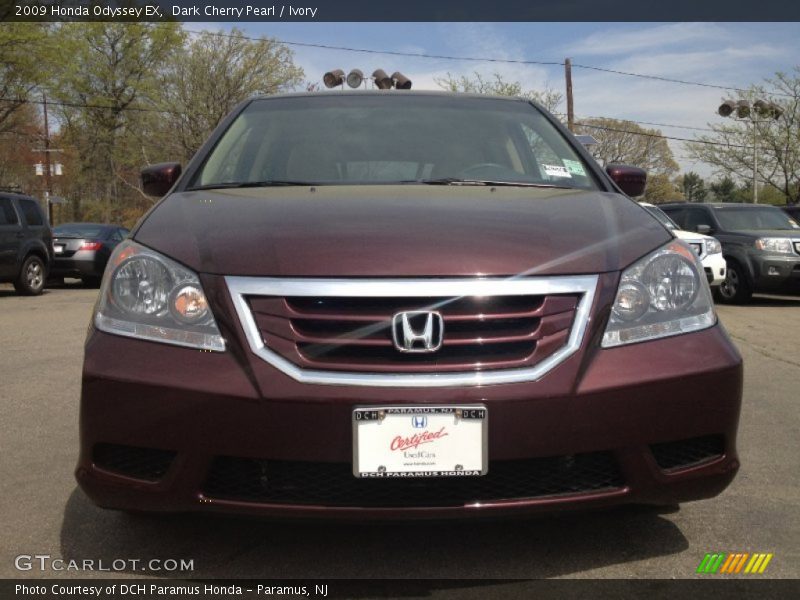 Dark Cherry Pearl / Ivory 2009 Honda Odyssey EX