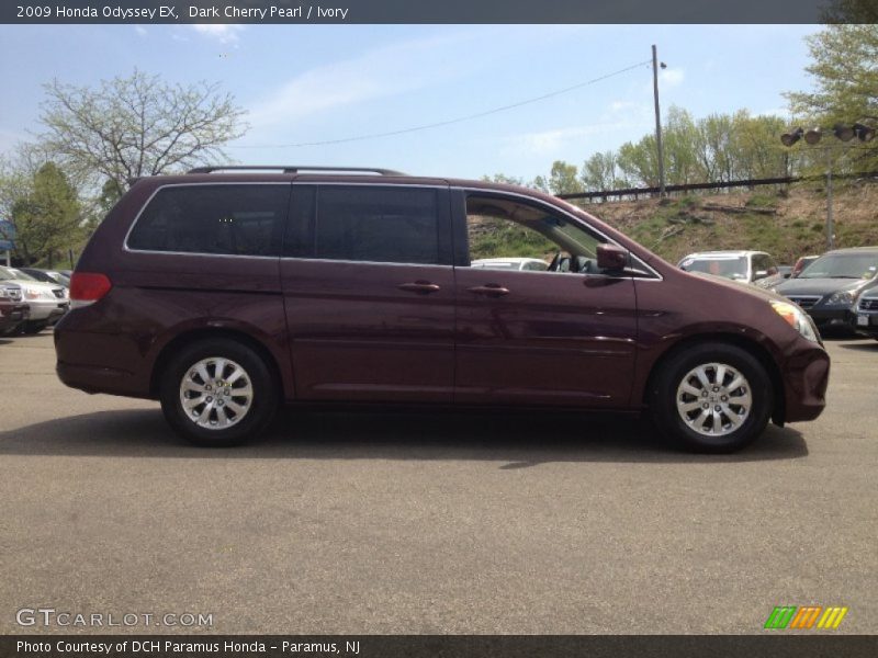 Dark Cherry Pearl / Ivory 2009 Honda Odyssey EX